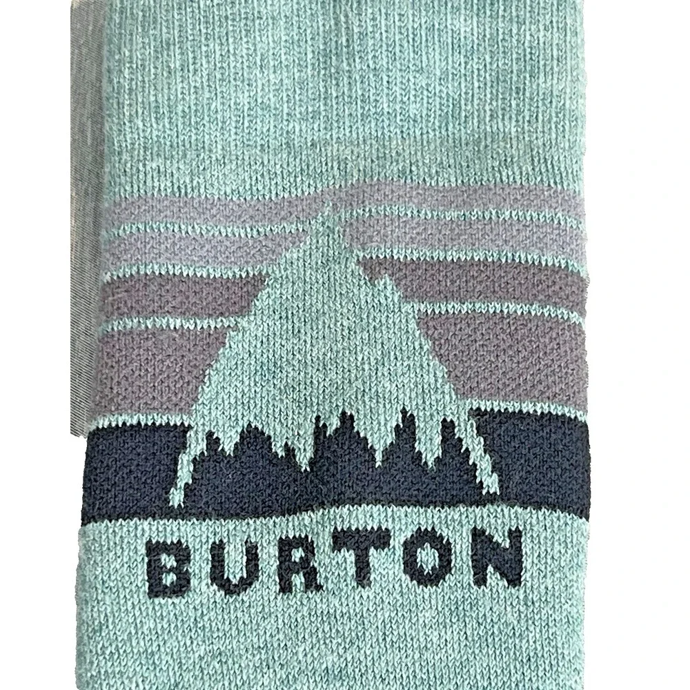 NEW 2 Pair Burton Women's Emblem Midweight Socks snowboard ski  tall‎  S/M 4-6.5